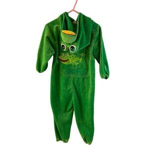 Walmart Frog costume infant 12/18m green w/hood